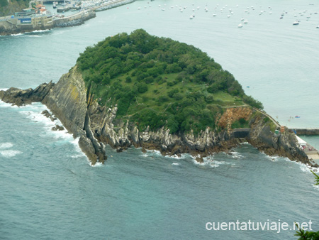 Isla Santa Clara, Donostia-San Sebastián.